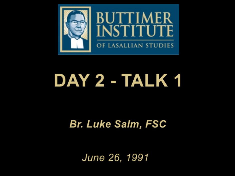 1991 – Buttimer One – Day 2 – Talk 1