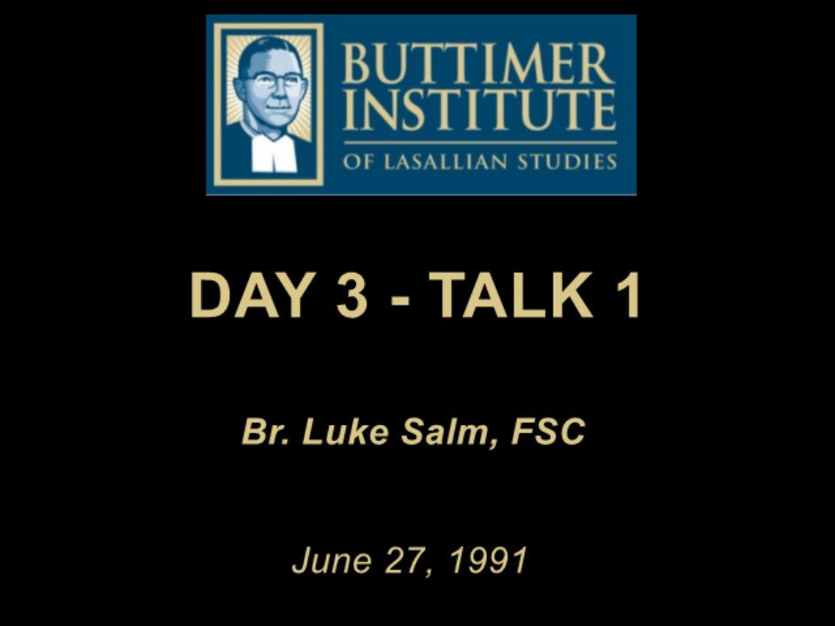 1991 – Buttimer One – Day 3 – Talk 1