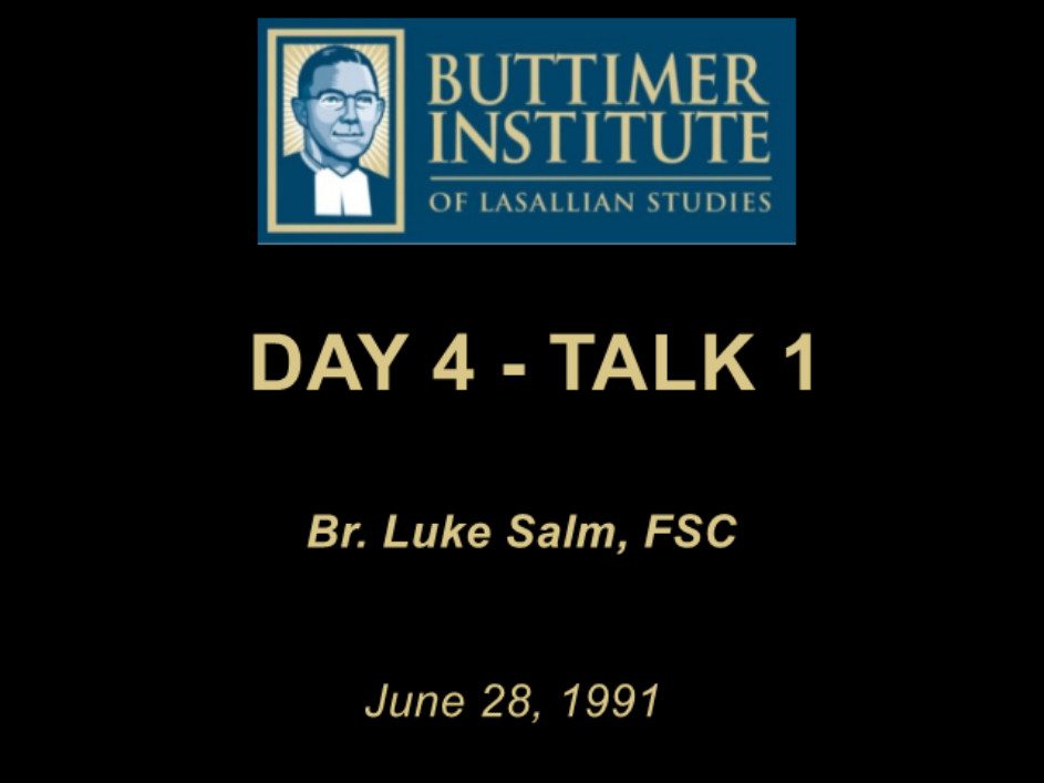 1991 – Buttimer One – Day 4 – Talk 1