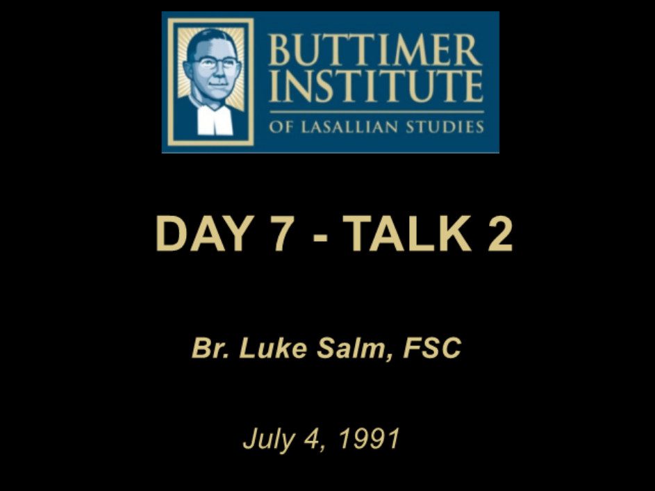 1991 – Buttimer One – Day 7 – Talk 2