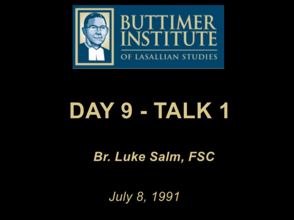 1991 – Buttimer One – Day 9 – Talk 1